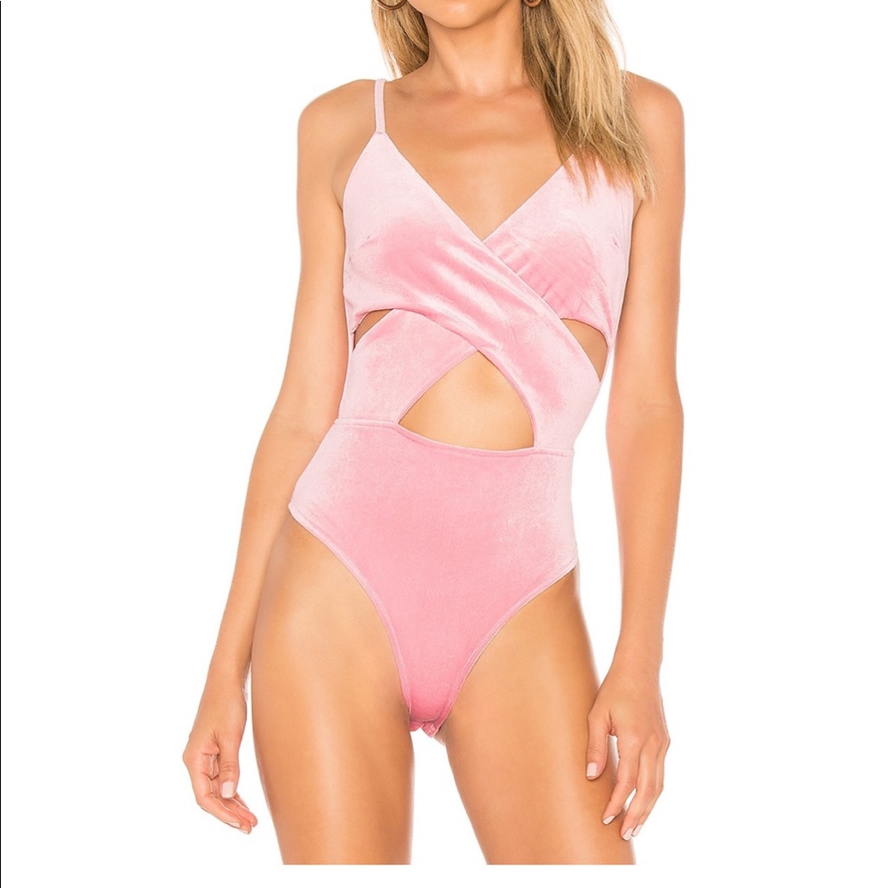 By the way blush bodysuit